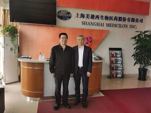 中国药科大学党委书记金能明率队赴不朽情缘mg官网调研