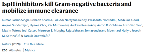 Nature：无惧细菌耐药性的新型抗生素诞生了！