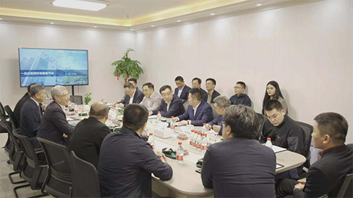 十二届全国政协副主席马培华、中国中小商业企业协会名誉会长董树奎一行人莅临不朽情缘mg官网