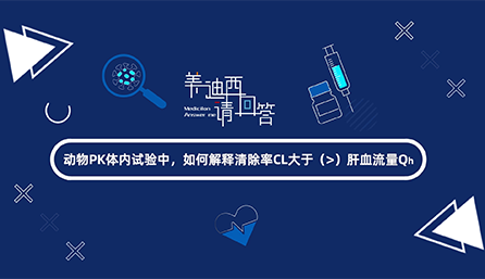 动物PK体内试验中，如何解释清除率CL大于肝血流量Qh